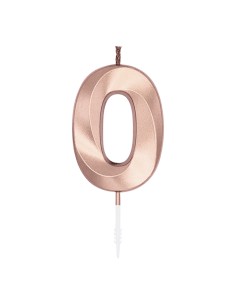 Glamour Kaars Rosé Goud - Nummer 0