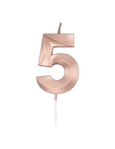 Glamour Kaars Rosé Goud - Nummer 5