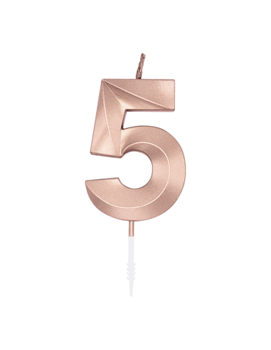 Glamour Kaars Nummer 5 - Rosé Goud