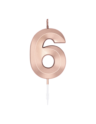 Glamour Kaars Nummer 6 - Rosé Goud