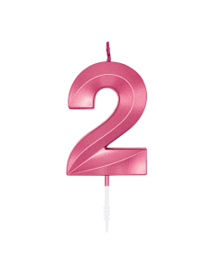 Glamour Kaars Nummer 2 - Roze