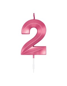 Glamour Kaars Roze - Nummer 2