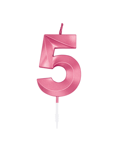 Glamour Kaars Nummer 5 - Roze