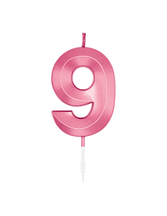 Glamour Kaars Nummer 9 - Roze