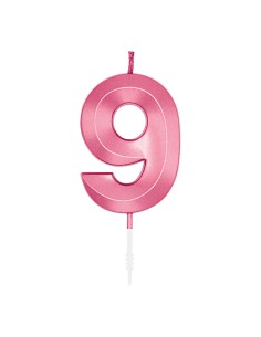 Glamour Kaars Roze - Nummer 9