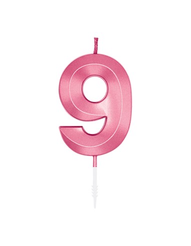 Glamour Kaars Roze - Nummer 9