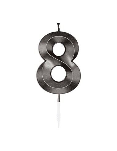 Glamour Kaars Zwart - Nummer 8