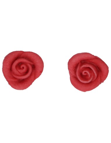 FunCakes Fondant Decoratie Rozen Rood -6st-