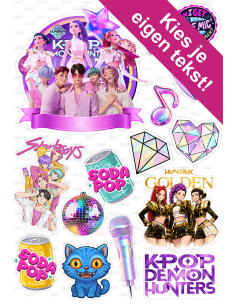 DIY Taarttopper K-Pop Demon Hunters - 13cm