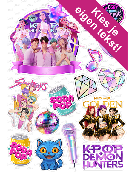 DIY Taarttopper K-Pop Demon Hunters - 13cm