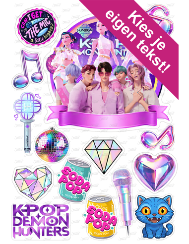 DIY Taarttopper K-Pop Demon Hunters - 16cm