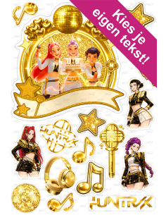 DIY Taarttopper K-Pop Demon Hunters Golden Huntrix - 16cm