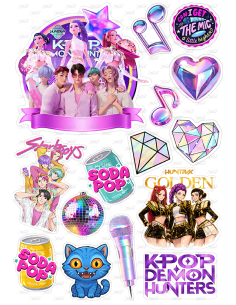 DIY Taarttopper K-Pop Demon Hunters - 13cm 2