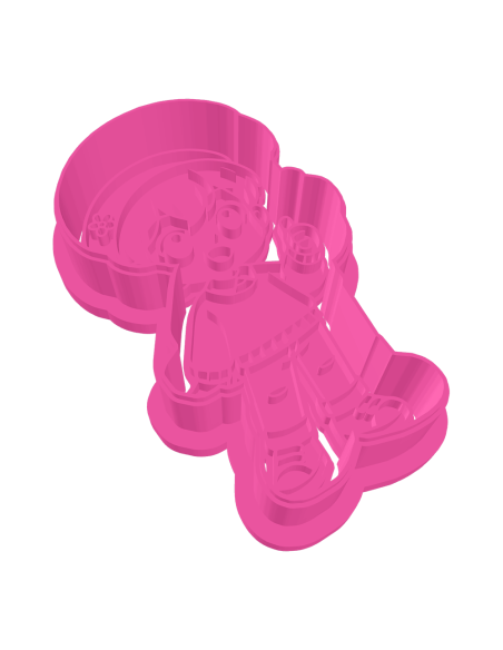 3D Uitsteker op Maat: K-Pop Demon Hunters Baby met Stempel