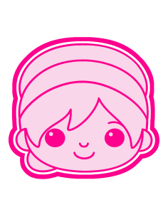 3D Uitsteker op Maat: K-Pop Demon Hunters Baby Hoofd