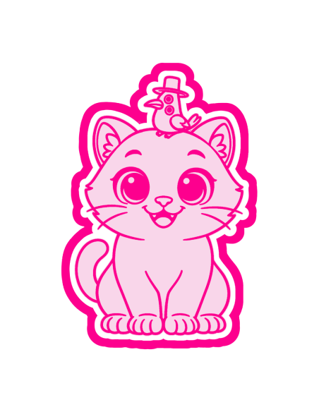 3D Uitsteker op Maat: K-Pop Demon Hunters Derpie Cat&Magpie