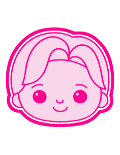 3D Uitsteker op Maat: K-Pop Demon Hunters Jino Hoofd