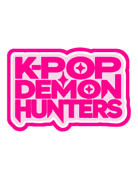 3D Uitsteker op Maat: K-Pop Demon Hunters Logo met Stempel