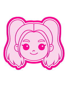 3D Uitsteker op Maat: K-Pop Demon Hunters Mira Hoofd