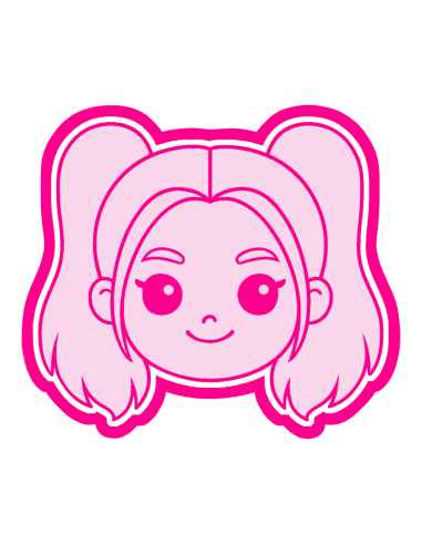 3D Uitsteker op Maat: K-Pop Demon Hunters Mira Hoofd