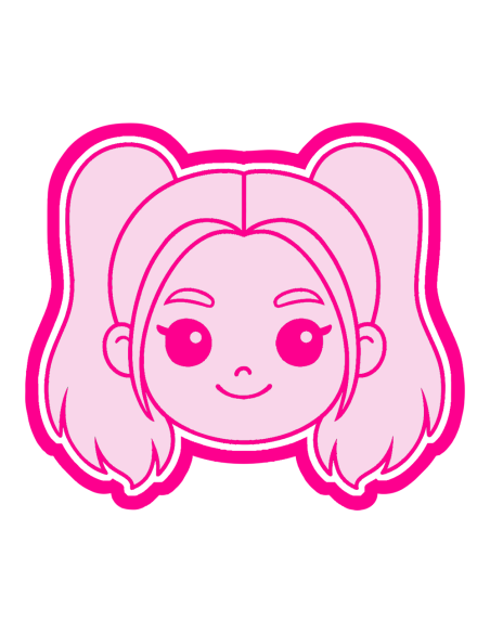 3D Uitsteker op Maat: K-Pop Demon Hunters Mira Hoofd