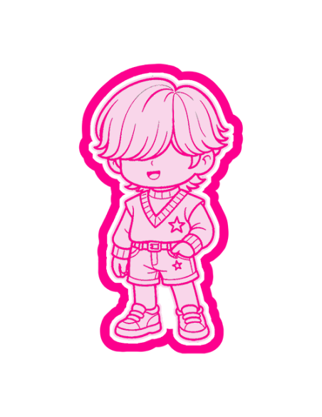 3D Uitsteker op Maat: K-Pop Demon Hunters Mystery met Stempe