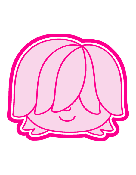 3D Uitsteker op Maat: K-Pop Demon Hunters Mystery Hoofd