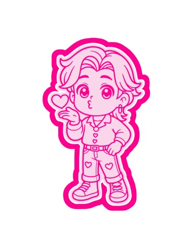 3D Uitsteker op Maat: K-Pop Demon Hunters Romance met Stempe