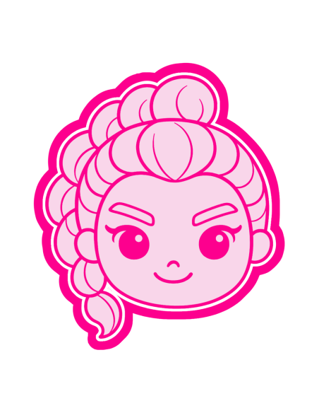 3D Uitsteker op Maat: K-Pop Demon Hunters Rumi Hoofd