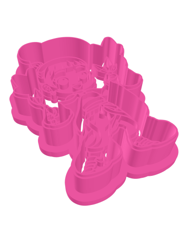 3D Uitsteker op Maat: K-Pop Demon Hunters Zoey met Stempel