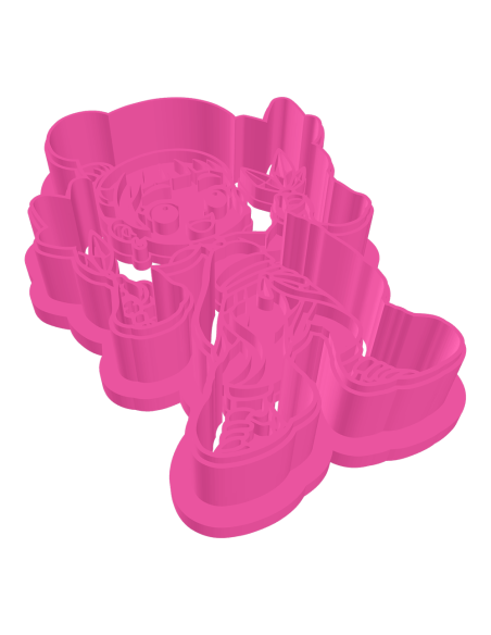 3D Uitsteker op Maat: K-Pop Demon Hunters Zoey met Stempel