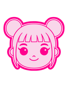 3D Uitsteker op Maat: K-Pop Demon Hunters Zoey Hoofd