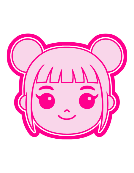 3D Uitsteker op Maat: K-Pop Demon Hunters Zoey Hoofd