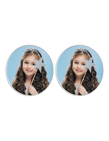 Full Colour Cupcaketoppers Front Eigen Foto: Rond 7,5cm -2st