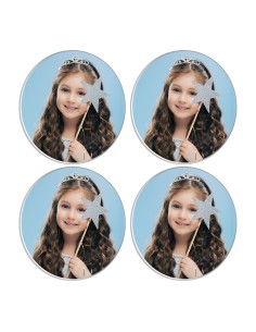 Full Colour Cupcaketoppers Front Eigen Foto: Rond 6 cm -4st-