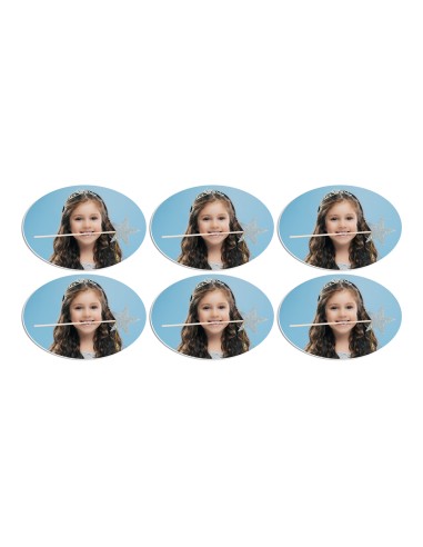 Full Colour Cupcaketoppers Front Eigen Foto: Ovaal 2 - 5 cm