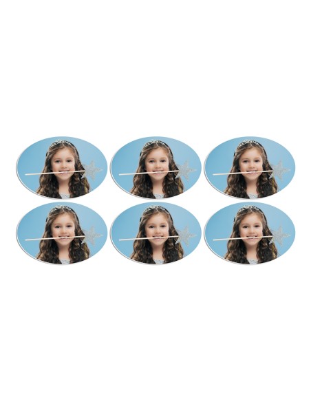 Full Colour Cupcaketoppers Front Eigen Foto: Ovaal 2 - 5 cm