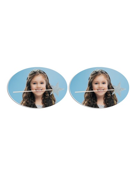 Full Colour Cupcaketoppers Front Eigen Foto: Ovaal 2 - 7,5cm
