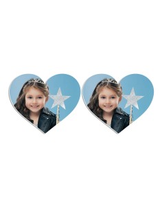 Full Colour Cupcaketoppers Front Eigen Foto: Hart 7,5cm -2st