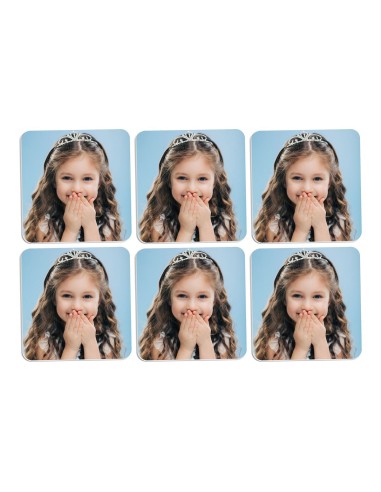 Full Colour Cupcaketoppers Front Eigen Foto: Vierkant 5 cm