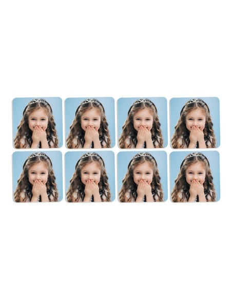 Full Colour Cupcaketoppers Front Eigen Foto: Vierkant 4 cm