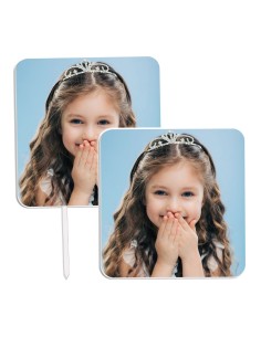 Full Colour Taarttopper Ontwerp op Maat: Vierkant