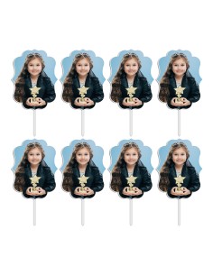 Full Colour Cupcaketoppers Eigen Foto: Frame 1 - 4 cm
