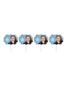 Full Colour Cupcaketoppers Eigen Foto: Frame 2 - 6 cm