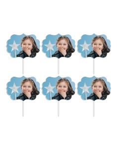 Full Colour Cupcaketoppers Eigen Foto: Frame 2 - 5 cm