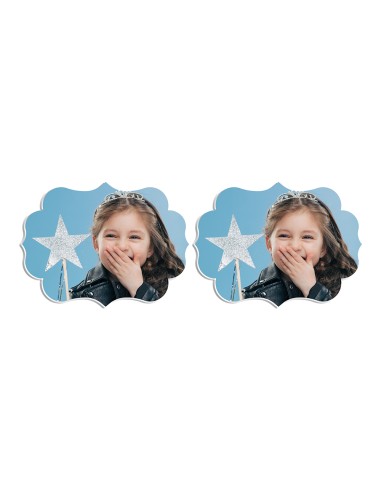 Full Colour Cupcaketoppers Front Eigen Foto: Frame 2 - 7,5cm