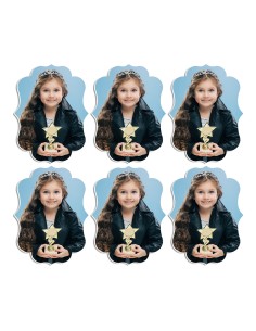 Full Colour Cupcaketoppers Front Eigen Foto: Frame 1 - 5 cm