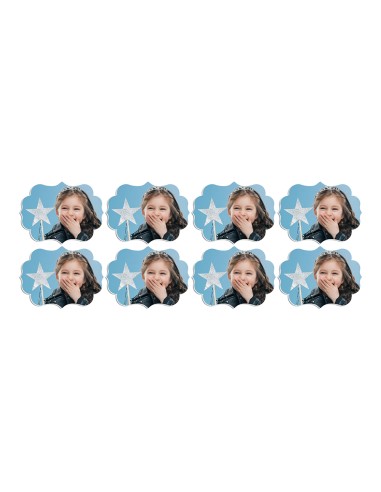 Full Colour Cupcaketoppers Front Eigen Foto: Frame 2 - 4 cm