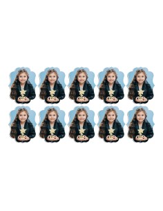 Full Colour Cupcaketoppers Front Eigen Foto: Frame 1 - 3,5cm