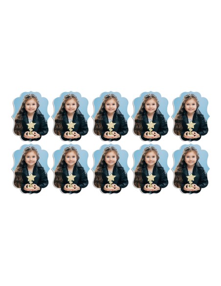 Full Colour Cupcaketoppers Front Eigen Foto: Frame 1 - 3,5cm